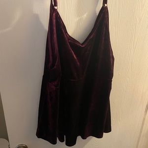 Torrid peplum tank top